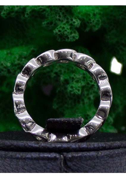 Taşlı 925 Ayar Gümüş Tamtur Yüzük indirimleri