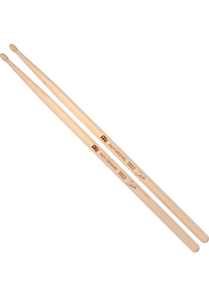 SB606 Hickory Zack Grooves Oval Wood Tip Baget