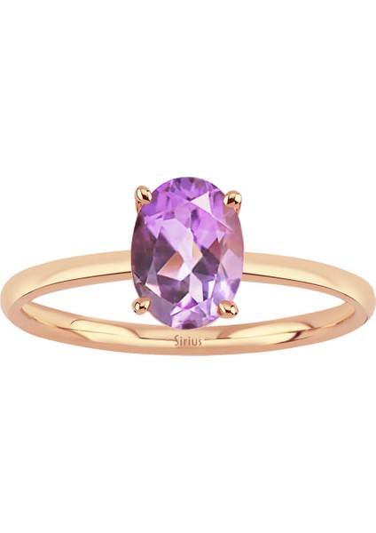 Oval Ametist Taşlı Esila Yüzük 0402R0052 fiyatları