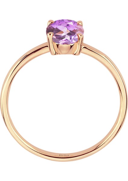 Oval Ametist Taşlı Esila Yüzük 0402R0052 modelleri