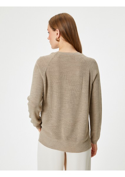 Oversize Triko Kazak Uzun Bisiklet Yaka fırsatları