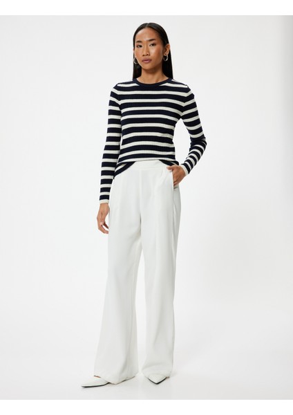 Triko Kazak Uzun Kollu Yuvarlak Yaka fiyatları