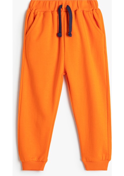 Basic Jogger Eşofman Altı Beli Lastikli Pamuklu