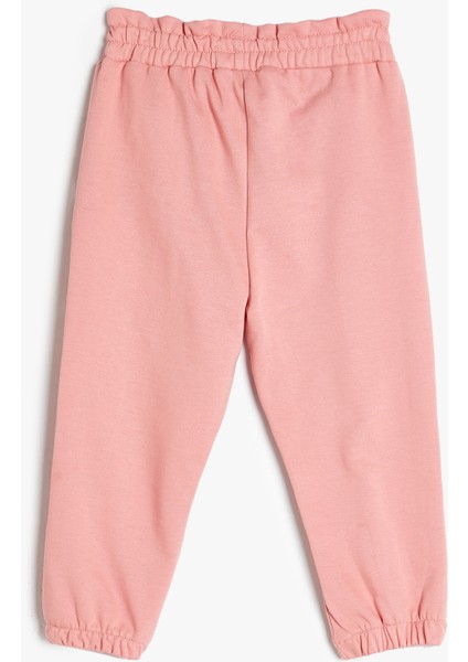 Jogger Eşofman Altı Beli Lastikli Cepli Beli Fırfırlı fiyatları