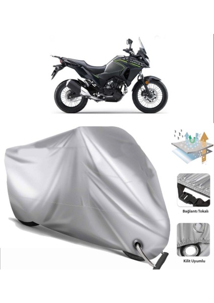 Kawasaki Versys X300 Motor Brandası Arka Çanta Uyumlu (Bağlant,kilit Uyumlu)