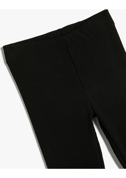 Basic Ribanalı Tayt Beli Lastikli modelleri