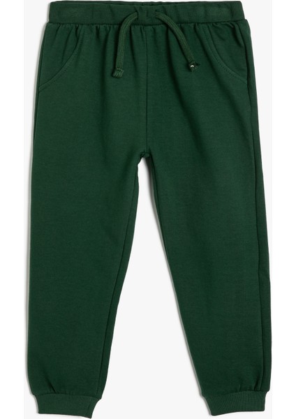 Basic Eşofman Altı Beli Bağlamalı Cepli