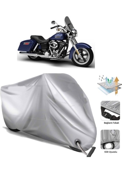 Dyna Switchback Motor Brandası Arka Çanta Uyumlu (Bağlant,kilit Uyumlu)