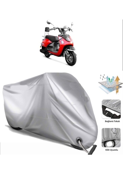 Yuki Legend 50 Motor Brandası Arka Çanta Uyumlu (Bağlant,kilit Uyumlu)