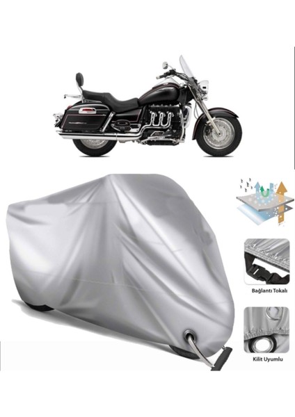 Triumph Roadster 3 Touring Motor Brandası Arka Çanta Uyumlu (Bağlant,kilit Uyumlu)