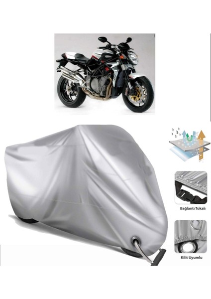 Mv Agusta Brutale 1078RR Motor Brandası Arka Çanta Uyumlu (Bağlant,kilit Uyumlu)
