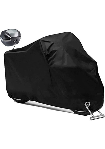 Keeway Matrix 150 Motosiklet Brandası Siyah Arka Çanta Uyumlu (Kilit)