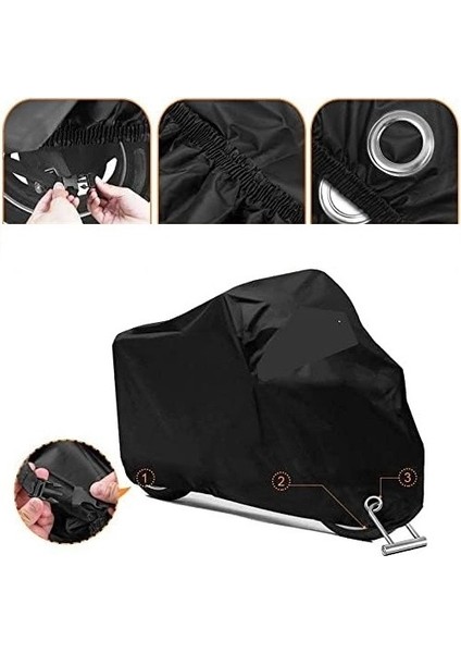 Keeway Matrix 150 Motosiklet Brandası Siyah Arka Çanta Uyumlu (Kilit) fiyatları
