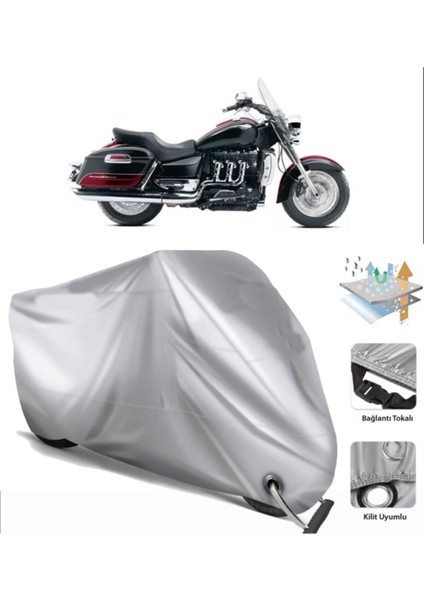 Triumph Rocket 3 Touring Motor Brandası Arka Çanta Uyumlu (Bağlant,kilit Uyumlu)