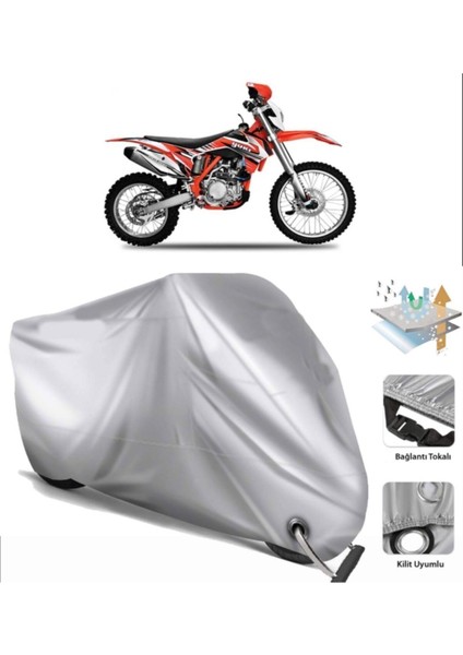 Yuki Dirty Paws Off Road Motosiklet Brandası (Bağlantı ve Kilit Uyumlu)