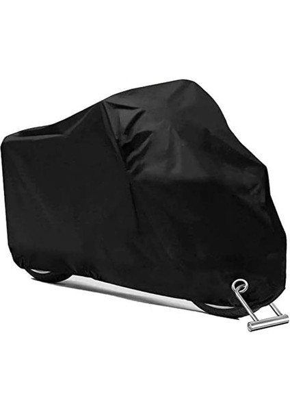 Yuki Yk-19 Midilli Cargo Siyah Motosiklet Brandası Kilit Uyumlu