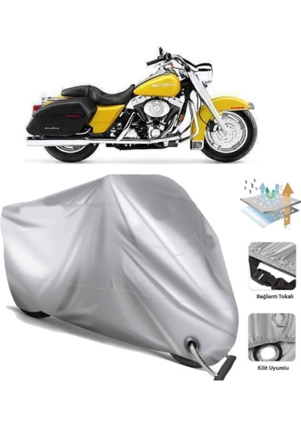 Road King Custom Flhrsı Motor Brandası Arka Çanta Uyumlu (Bağlant,kilit Uyumlu)