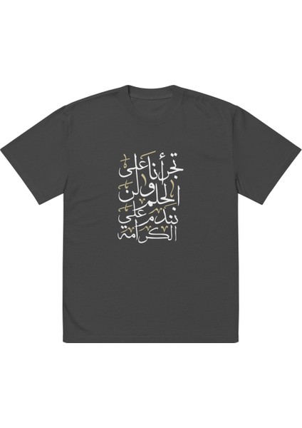 Unisex 100 % Pamuk Oversize Bisiklet Yaka Baskılı T-Shirt modelleri