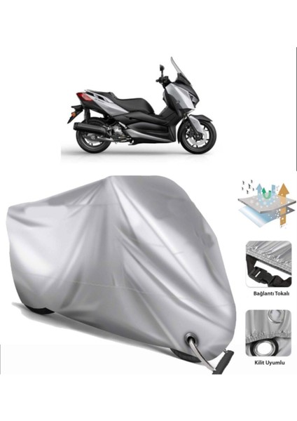 Yamaha X-Max 125 Abs Motor Brandası Arka Çanta Uyumlu (Bağlant,kilit Uyumlu)
