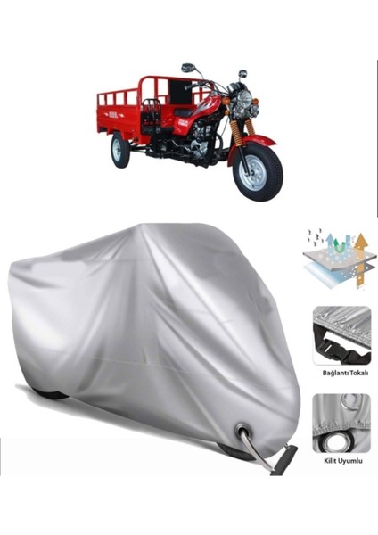 Kral Motor KR-200 Titus 196 cc Motor Brandası Arka Çanta Uyumlu (Bağlant,kilit Uyumlu)