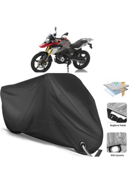 Bmw G 310 Gs Motosiklet Branda (Bağlantı, Kilit Uyumlu)-Siyah