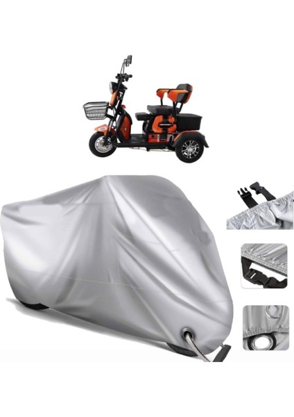 Arora Ar 1000 Moped Elektrikli Motor Brandası Arka Çanta Uyumlu (Bağlantı ve Kilit Uyumlu)