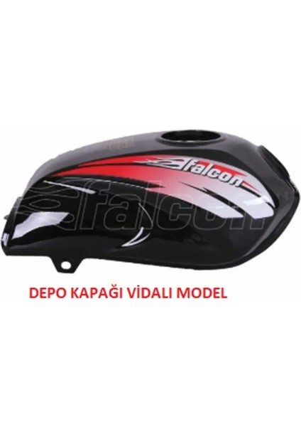 SK100-4 Sport Benzin Deposu Siyah Orijinal