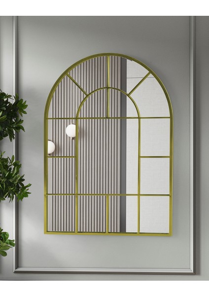 Nuuk Metal Gold Eskitme Dekoratif Ayna