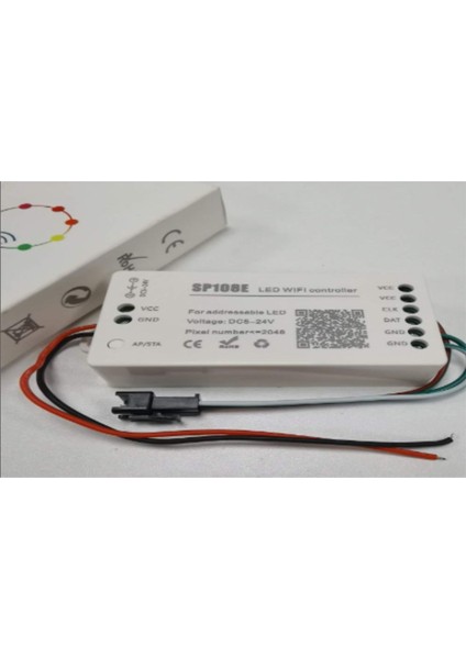 El Kumandası SP108E Rgb Uzaktan Kumanda LED Işık Wıfı Remote Controller Kontrol 5metre Dc 5-24V