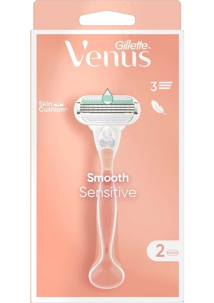 Gillette Venus Smooth Sensitive Tıraş Makinesi - 2 Bıçak