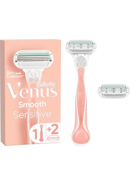 Gillette Venus Smooth Sensitive Tıraş Makinesi - 2 Bıçak