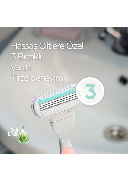 Gillette Venus Smooth Sensitive Tıraş Makinesi - 2 Bıçak