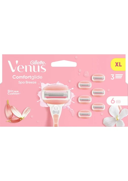 Venus Comfortglide SpaBreeze Yedek Bıçakları x6