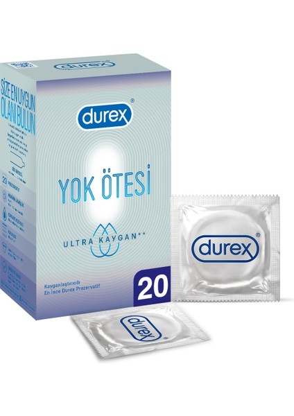 Yok Ötesi Ultra Kaygan 20li Prezervatif
