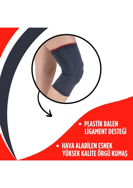 Örme Fleksible Balenli Patella ve Ligament Destekli Dizlik Balenli Dizlik Yüksek Kalite modelleri