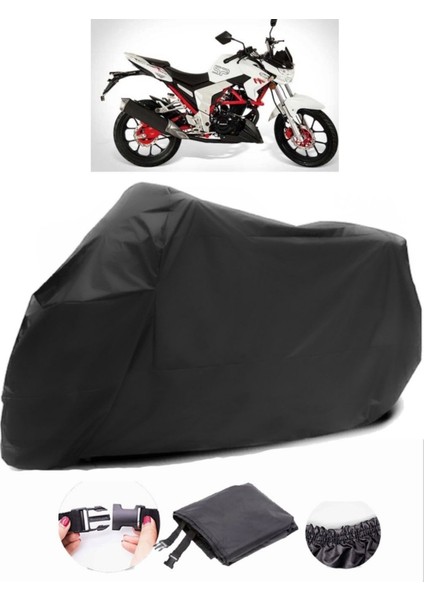 Falcon Sharp 200 Uyumlu Siyah Motosiklet Branda Su Geçirmez Dayanıklı Kumaş