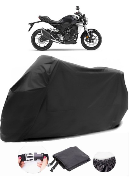 Honda Cb 250 R Siyah Motosiklet Branda Su Geçirmez Dayanıklı Kumaş