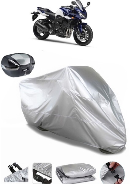 Yamaha Fz1 Fazer Arka Çanta Uyumlu Motosiklet Brandası Lüx Kalite Kalın Yüksek Kalite