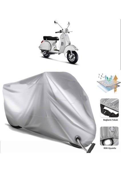 Vespa Px 150 Motosiklet Brandası Arka Çanta Uyumlu (Bağlantı Tokalı)