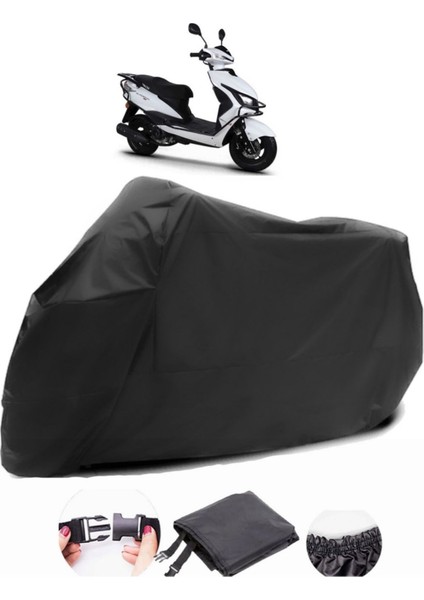 Rks Blazer 50 Siyah Motosiklet Branda Su Geçirmez Dayanıklı Kumaş Uyumlu