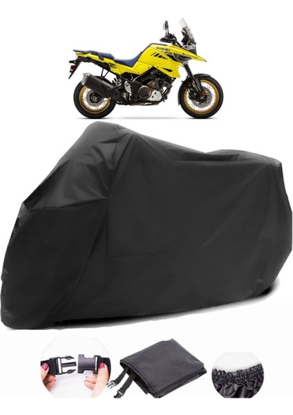 Suzuki V-Strom 1050 Xt Siyah Motosiklet Branda Su Geçirmez Dayanıklı Kumaş