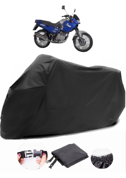 Jawa 250 Laser Siyah Motosiklet Branda Su Geçirmez Dayanıklı Kumaş