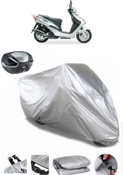 Sym Vs 150 Arka Çanta Uyumlu Motosiklet Brandası Lüx Kalite Kalın Yüksek Kalite