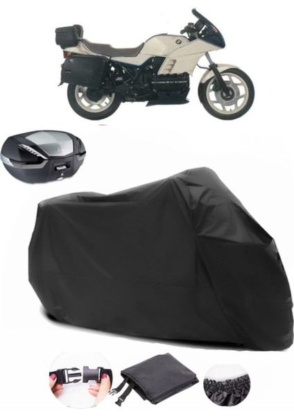 Bmw K 100 Rs Arka Çanta Uyumlu Siyah Motosiklet Branda Su Geçirmez Dayanıklı Kumaş fiyatları
