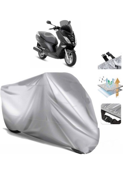 Peugeot Citystar 200 Motosiklet Brandası Arka Çanta Uyumlu (Bağlantı Tokalı)