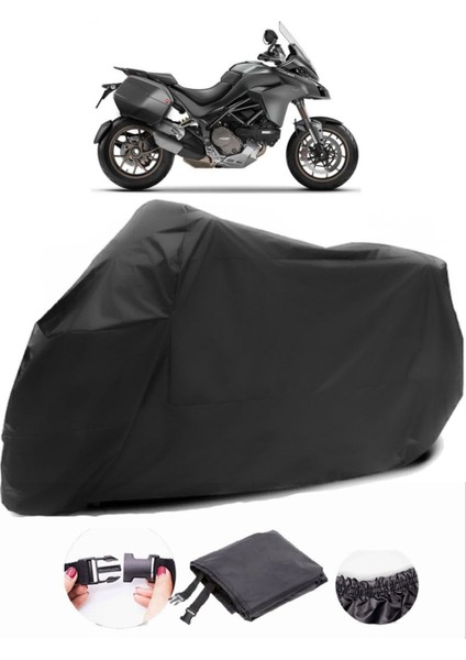 Ducati Multistrada 950 Touring Pack Siyah Motosiklet Branda Su Geçirmez Dayanıklı Kumaş