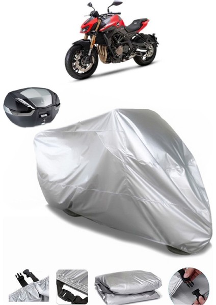 Benelli Tnt 600 Arka Çanta Uyumlu Motosiklet Brandası Lüx Kalite Kalın Yüksek Kalite