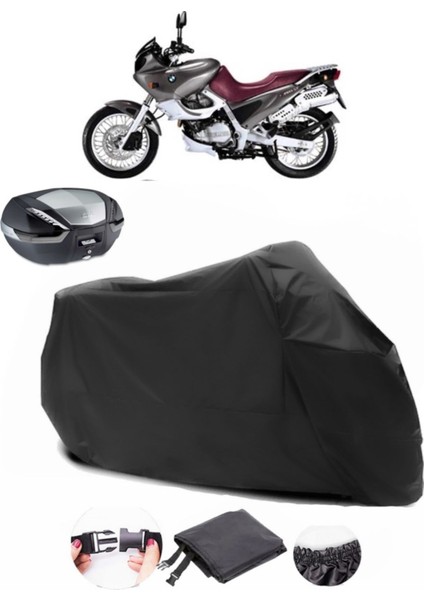 Bmw F 650 St Arka Çanta Uyumlu Siyah Motosiklet Branda Su Geçirmez Dayanıklı Kumaş