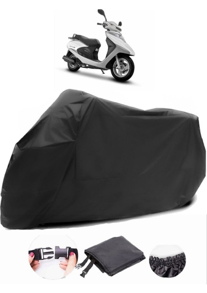 Honda Spacy 110 Alpha Siyah Motosiklet Branda Su Geçirmez Dayanıklı Kumaş