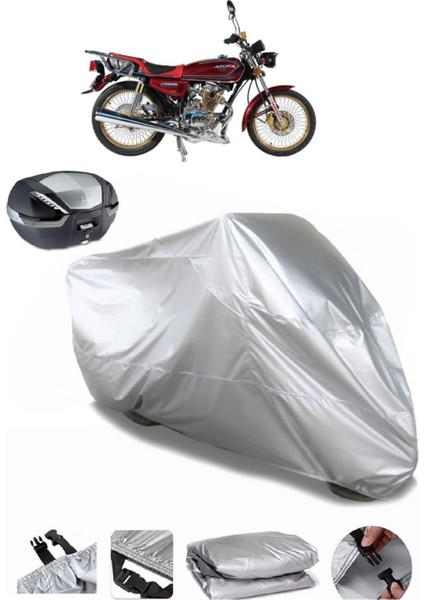 Arora Ar 100-8 A Modifiye Arka Çanta Uyumlu Motosiklet Brandası Lüx Kalite Kalın Yüksek Kalite